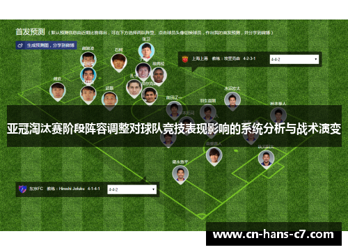 亚冠淘汰赛阶段阵容调整对球队竞技表现影响的系统分析与战术演变